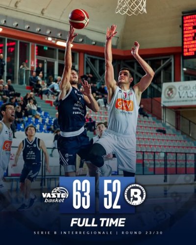 Vasto Basket - Bramante Basket Pesaro  63 - 52