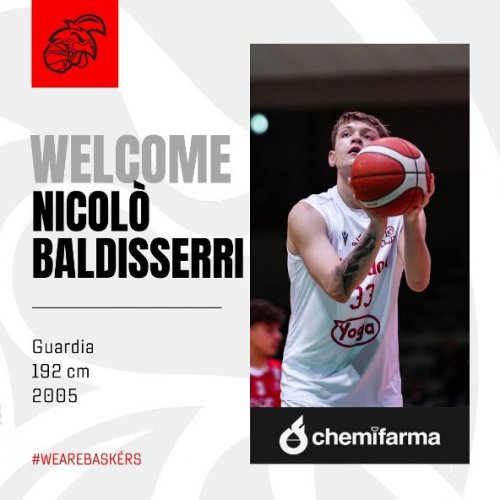 Nicol Baldisserri e&#8217; ufficialmente un nuovo giocatore dei Baskrs Forlimpopoli.