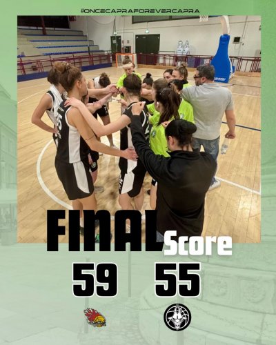 Pallacanestro Scandiano Aluart - Capra Basket Team Ravenna  59 – 55