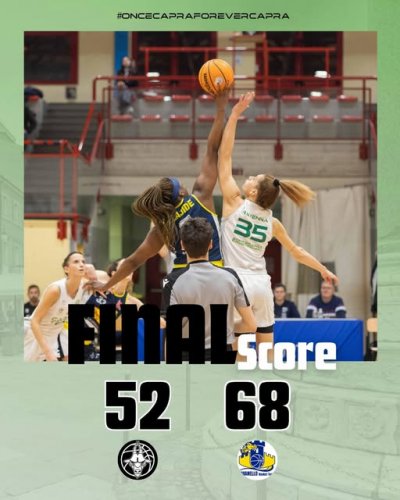 Capra Basket Team Ravenna - Puianello Basket Team Chemco  52 - 68