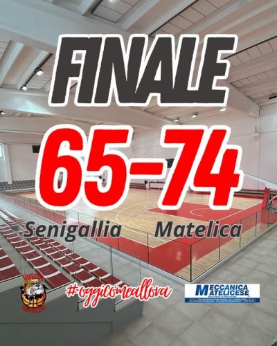Goldengas Pallacanestro Senigallia  - Halley Matelica  65-74