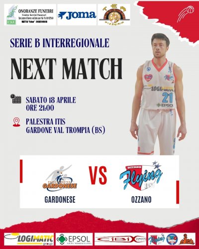 New Flying Balls Ozzano Logimatic Group  di sabato a Gardone