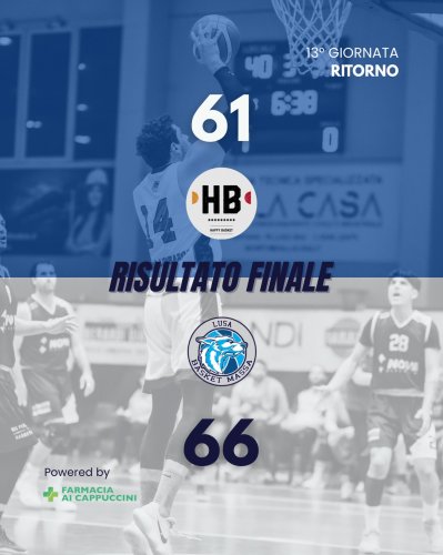 Happy Basket  '07 Progressso Castelmaggiore  - Lusa Basket Massa 61-66 (22-14; 35-29; 47-53; 61-66)
