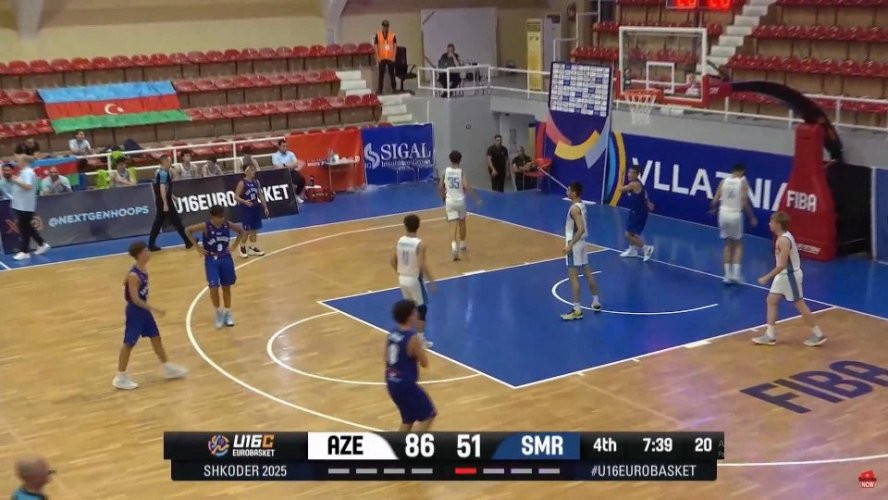 Europei Under 16 Division C Azerbaijan-  San Marino  105-60