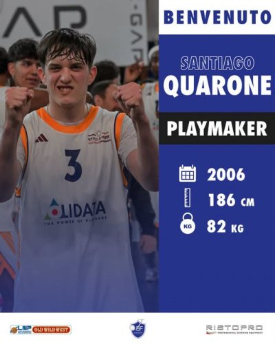 Janus Basket Ristopro Fabriano - Un play Argentino in biancobl� : benvenuto Santiago