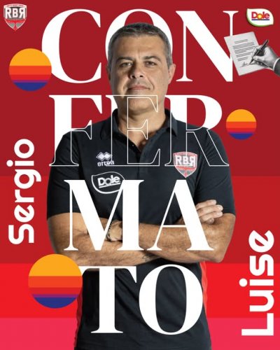 Continuit� nello staff tecnico: Sergio Luise rinnova con Dole Basket Rimini