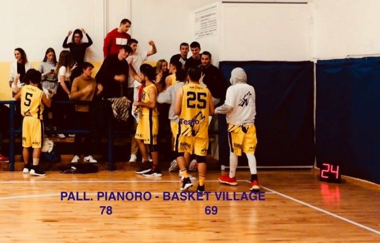 Pall. Pianoro  vs  Basket Village   78 - 69