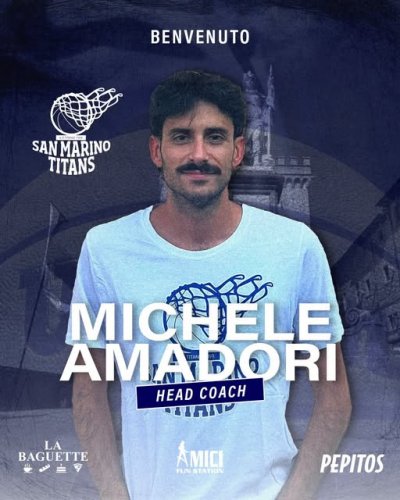 Pallacanestro Titano - Michele Amadori � il nuovo allenatore