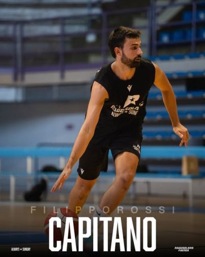 Filippo Rossi � il nuovo capitano della Tema Sinergie Raggisolaris Faenza