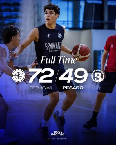 Svila Sicoma Perugia - Bramante Pesaro 72-49