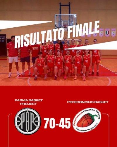 Parma Basket Project - Peperoncino Basket  70-45 (18-12; 39-29; 50-36)
