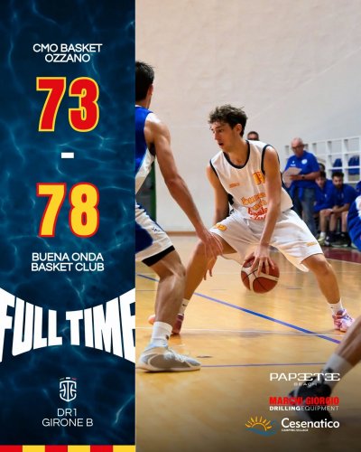 CMO Ozzano 73 - 78 Buena Onda Basket Club Cesenatico