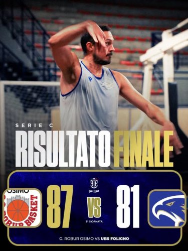 Giovane Robur Osimo - UBS Foligno Basket: 87 - 81