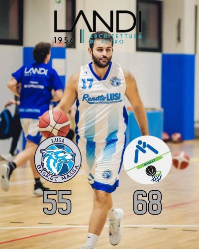 Lusa Basket Massa - Polisportiva G.Masi Casalecchio di Reno  55 – 68  (22-17; 37 28; 47-50)