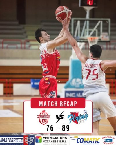 Pallacanestro Jesi  vs New Flying Balls Logimatic Group Ozzano  76 - 89