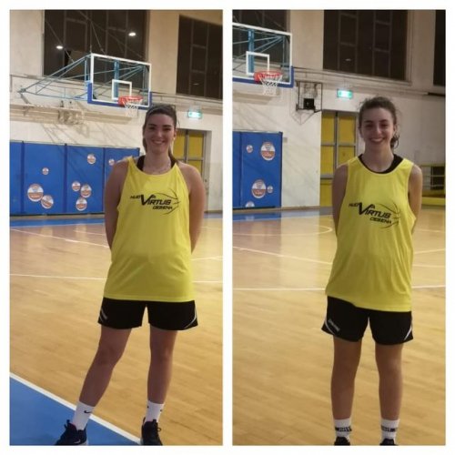 Claudia Girelli e Valeria Nanni sono due nuove giocatrici della Serie C Femminile Nuova Virtus Cesena