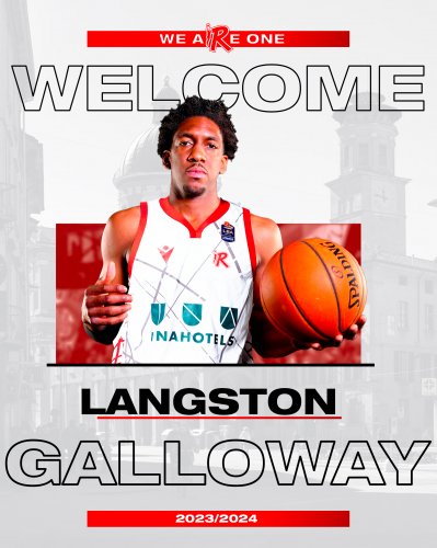 Un colpo da NBA per la Pallacanestro Reggiana   Unahotels, firmato Langston Galloway