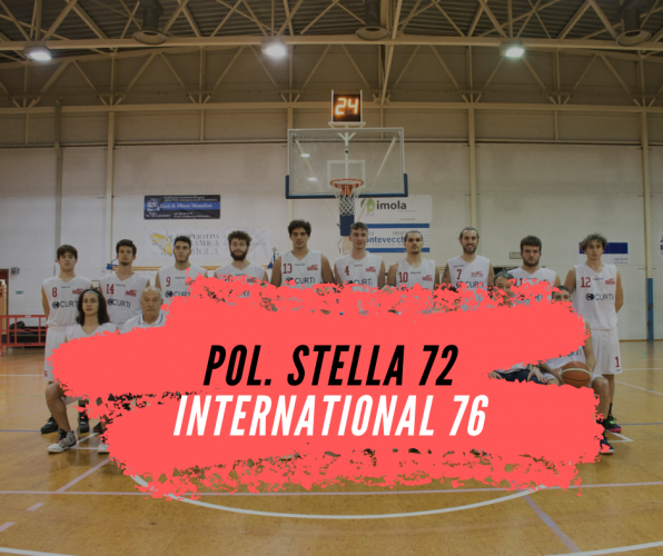 Pol. Stella Rimini - International Curti Imola 72-76 (24-15; 35-40; 55-58)