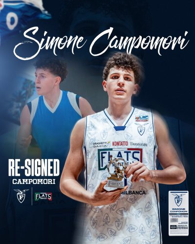 Pallacanestro Fortitudo Bologna  -  Il giovane Simone Campomori  in prima squadra