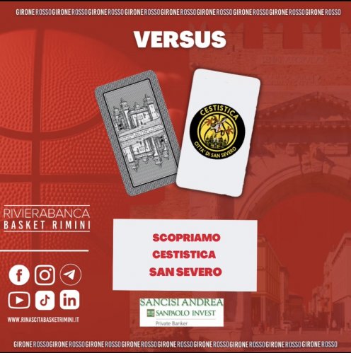 RivieraBanca Basket Rimini   -  Alla scoperta dell'Allianz Pazienza San Severo
