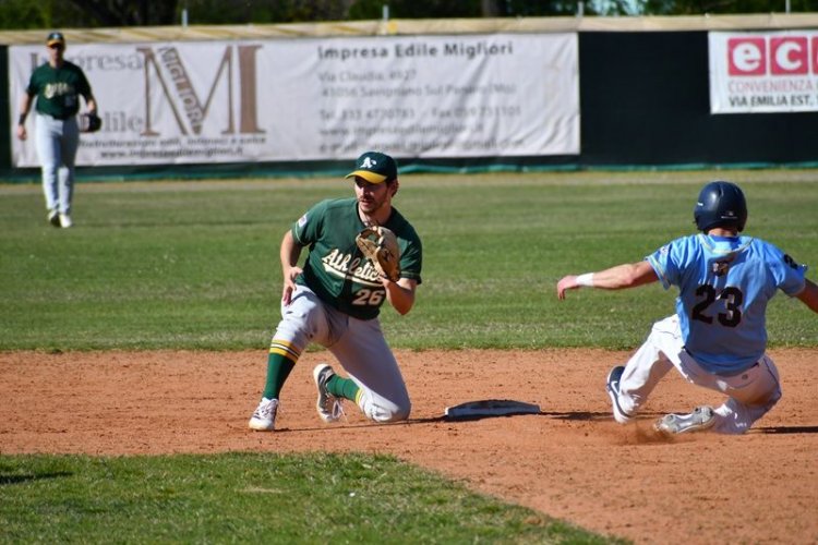 Pareggio all’esordio: gli Athletics Bologna dividono la posta con il Modena Baseball