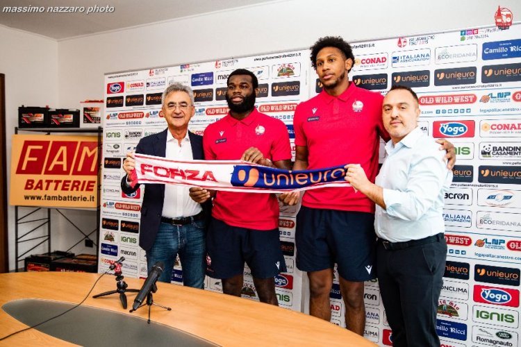 Pallacanestro Forl 2.015 Unieuro   -  Presentazione Kadeem Allen e Xavier Johnson