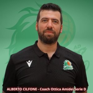 A.D. Basket Pol. Castelfranco  Ottica Amidei : Alberto Cilfone  è il nuovo Capo Allenatore bianco-verde