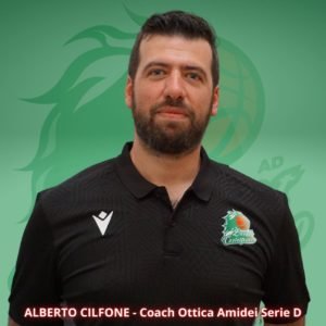 A.D. Basket Pol. Castelfranco  Ottica Amidei : Alberto Cilfone   il nuovo Capo Allenatore bianco-verde