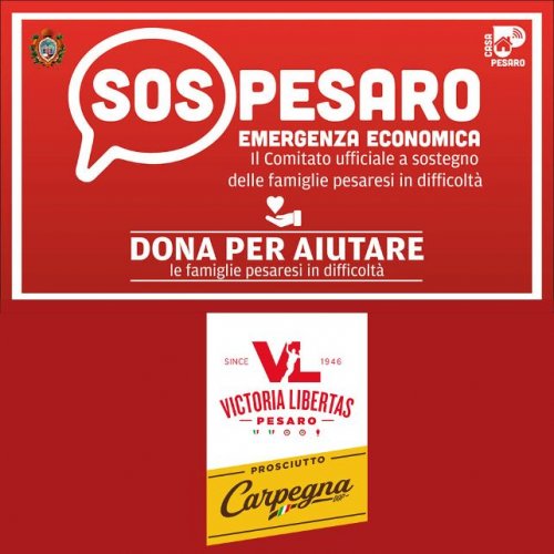 La Carpegna Prosciutto Basket Pesaro scende in campo per l'asta benefica del Comitato SOS Pesaro