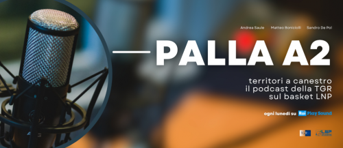 L'accordo con RAI raddoppia: su RaiPlaySound il podcast  - Palla A2 -