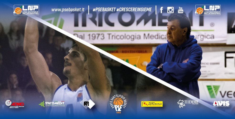 Valerio Costa e coach Sabatino lasciano il P.S.Elpidio Basket