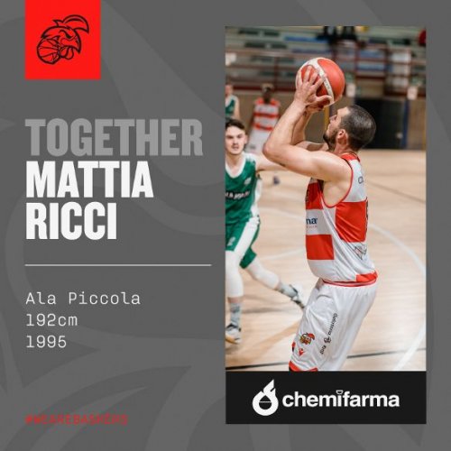 Mattia Ricci e i Baskérs Forlimpopoli ancora insieme!