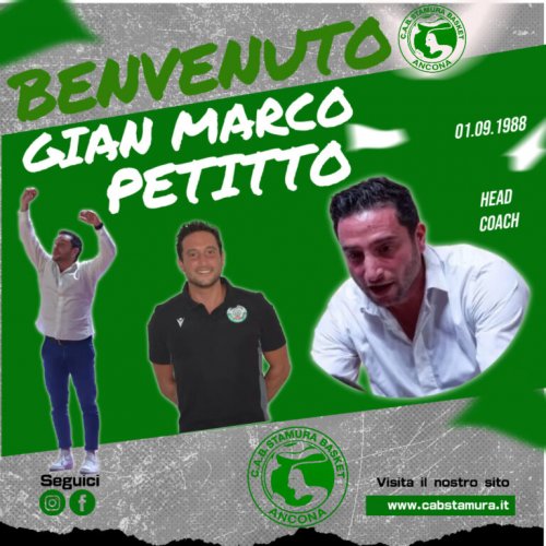 Serie B -  Gian Marco Petitto  Head Coach del Cab Stamura Ancona