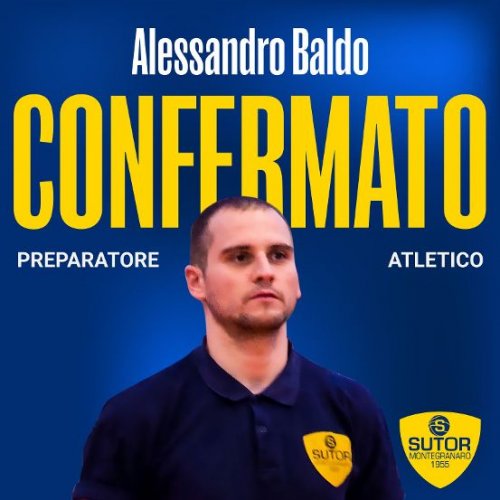Alessandro Baldo confermato nel ruolo di preparatore atletico della Sutor Basket Montegranaro