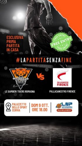 Pre - partita Tigers Romagna - Pallacanestro Firenze