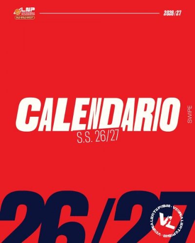 Da Cento a Cento: tutto il calendario della VL Pesaro nella Serie A2 2026/2027