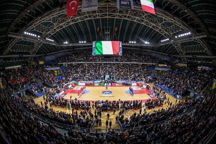 EuroBasket 2025 Qualifiers. Pesaro, Italia-Turchia 87-80.