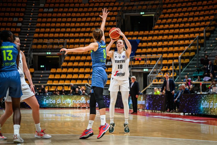 EuroLeague Women, Round 6 | Virtus Segafredo Bologna vs ZVVZ USK Praha: 69 &#8211; 90