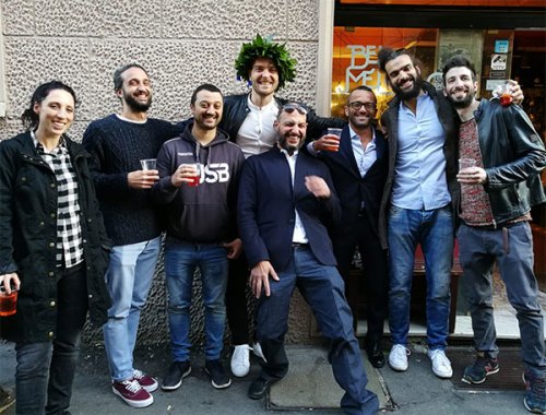 La grande famiglia del Cus Bologna festeggia un cestista
