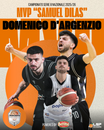 Trofei LNP 2025/2026: l'Mvp Samuel Dilas "Fratelli Beretta" di B Nazionale � Domenico D'Argenzio (Paperdi Juvecaserta)