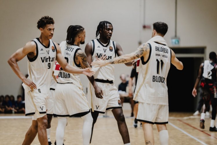 Virtus Bologna vs Bertram Derthona Tortona: 88-73  (18-14, 37-34, 61-51)