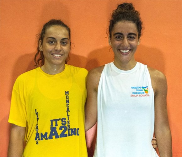 Eleonora e Noemi Duca alla Happy Basket