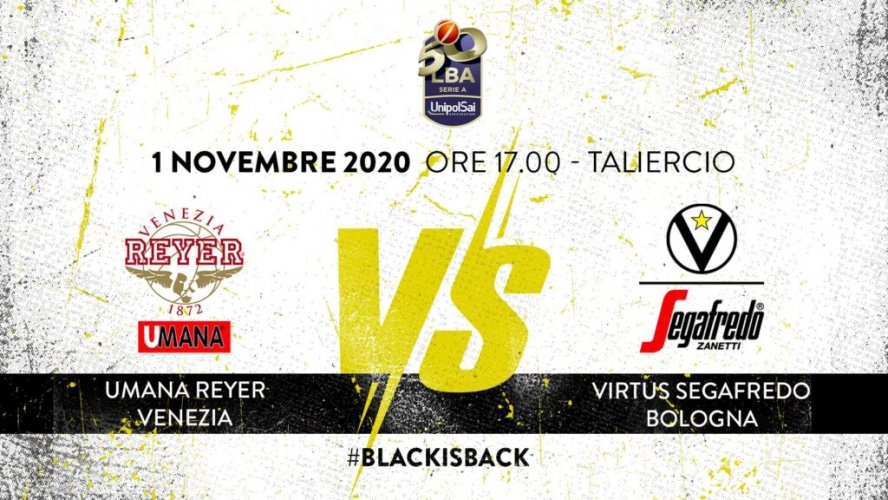 LBA, 6 giornata: Umana Reyer Venezia vs Virtus Segafredo Bologna