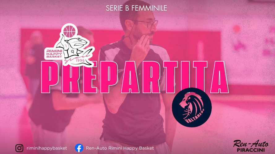 Ren Auto Rimini Happy Basket-Alberti & Santi Valtarese 2000, pre partita con Coach Andrea Maghelli