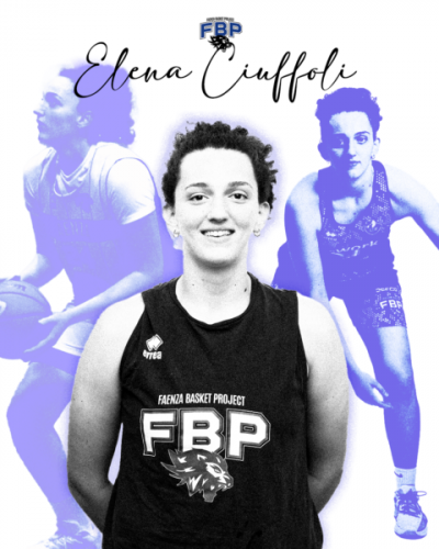 Elena Ciuffoli ancora in bianconeroblu: continuit e crescita nel cuore del Faenza Basket Project