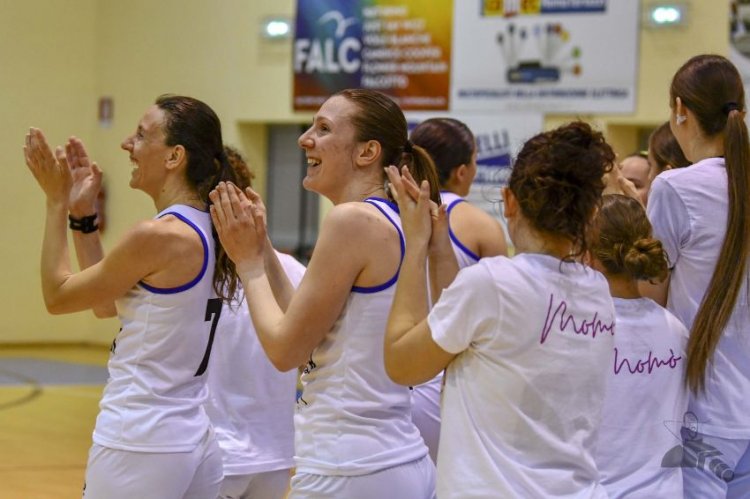 La Bagalier  Feba Civitanova Marche  alla "bella" contro la Pink Basket Terni