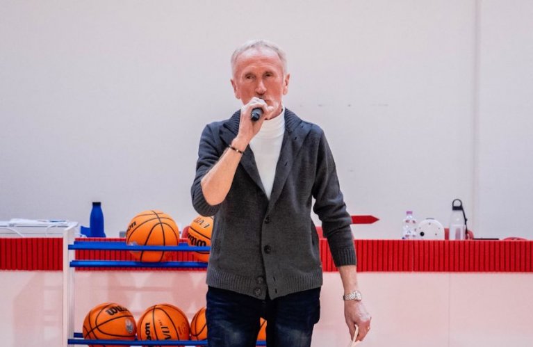 Il presidente Euro Gatti applaude il primo posto della Halley Thunder Matelica