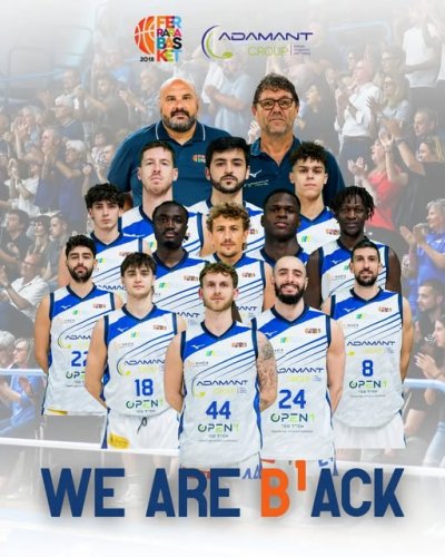 Ferrara Basket 2018 promossa in serie B