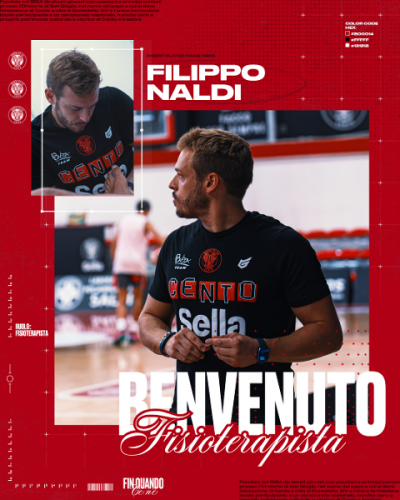 Filippo Naldi  fisioterapista della Benedetto XIV Sella  Cento  per la Stagione 2026 /27