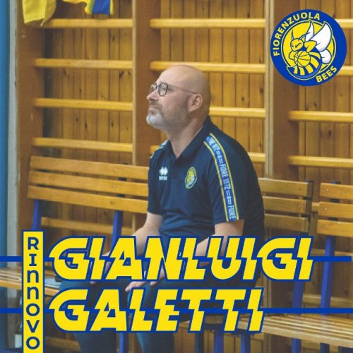 Fiorenzuola Bees: rinnovo di contratto per coach Gianluigi Galetti in ottica Serie B